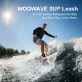 thumbnail image 7 of WOOWAVE Surfboard Leash Premium SUP Leg Straight Rope 6/7/8 feet, 7 of 7