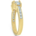 thumbnail image 3 of Pompeii 2ct Three Stone Diamond Ring 14K Yellow Gold (H/I,SI2), 3 of 4