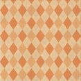 thumbnail image 1 of Ahgly Company Machine Washable Indoor Square Transitional Pumpkin Orange Area Rugs, 5' Square, 1 of 7