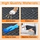 thumbnail image 4 of Funda Impermeable para Asiento de Auto para Perros NECKORY para Asiento Trasero Negra/Naranja, 4 of 7
