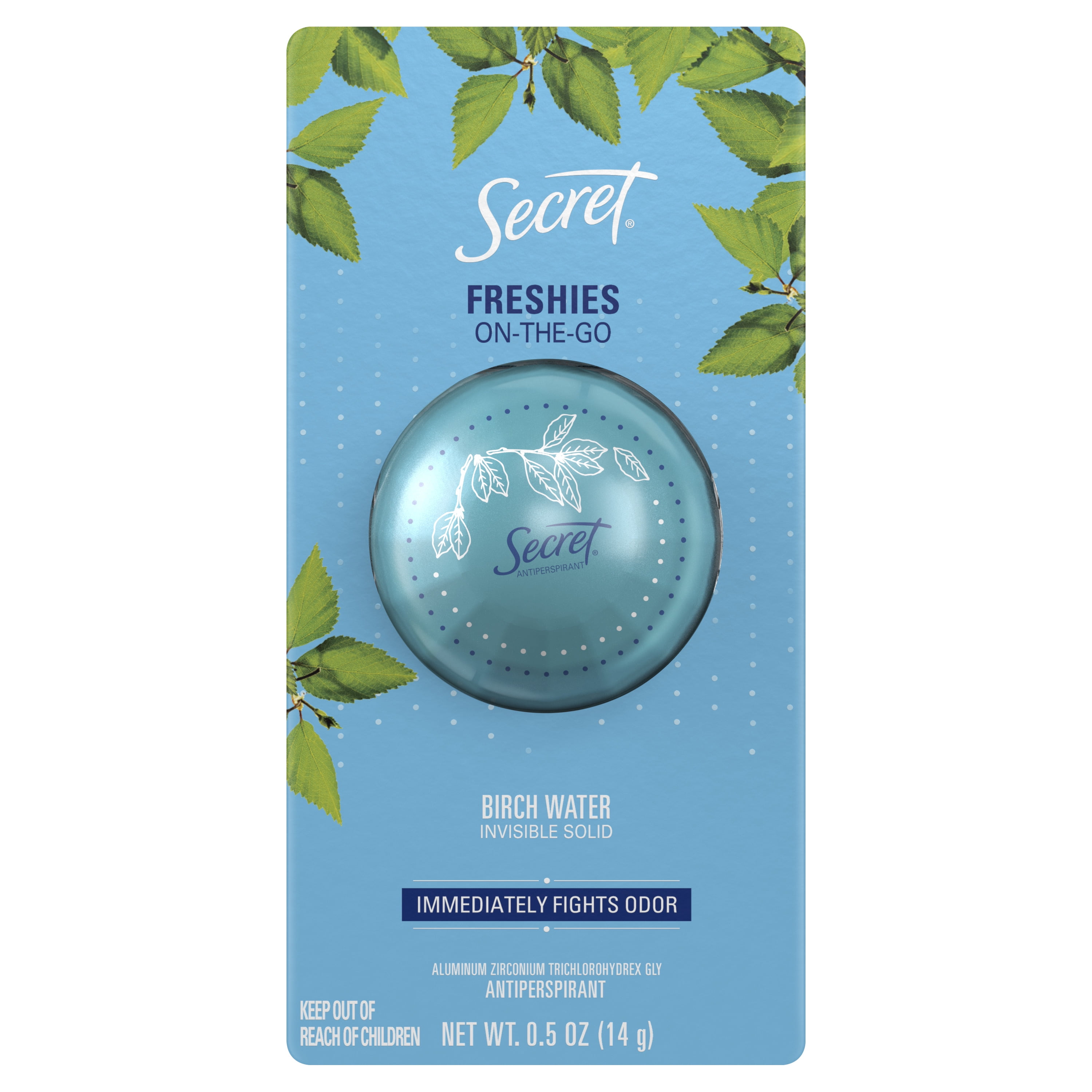 Secret Freshies Invisible Solid Antiperspirant Deodorant Birch Water 0.