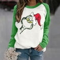 thumbnail image 1 of Sudadera Navideña Sudadera Cuello Redondo Mujer Ropa Deportiva Ygjytge Verde oliva T S para Mujer, 1 of 7