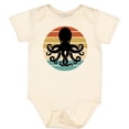 thumbnail image 3 of Inktastic Octopus Retro Vintage Sunset Boys or Girls Baby Bodysuit, 3 of 5