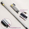 thumbnail image 2 of serony Roller Brush Extension Rod Wiper Extender Handy Combination Handily Combination Convenience Convenience Four Sections Rustproof Paint Supplies, 2 of 6