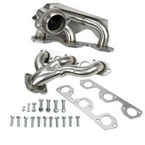 Stainless Steel Manifold Header w/Gaskets for Jeep Wrangler JK 2007-2011 3.8 V6