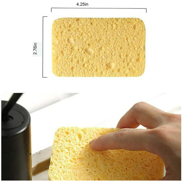 Sponges For Dishes Large Cellulose Kitchen Cleaning Non Scratch Dish  Scrubbers Cleaning Products for Home 