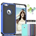 thumbnail image 1 of iPhone 6S Case,iPhone 6 / 6S (4.7 INCH) Rugged Case Shock Absorbing Hybrid Best Impact Defender Slim Cover Shell Plastic Outer & Rubber Silicone Inner [New Ball], 1 of 4