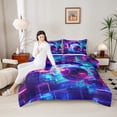thumbnail image 4 of Castle Fairy Cyberpunk Gamepads Twin Comforter Sets,Sport Soccer Football Bedding Set, 4 of 8
