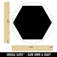 thumbnail image 2 of Hexagon Solid Self-Inking Rubber Stamp Ink Stamper - Yellow Ink - Medium 1 Inch, 2 of 7