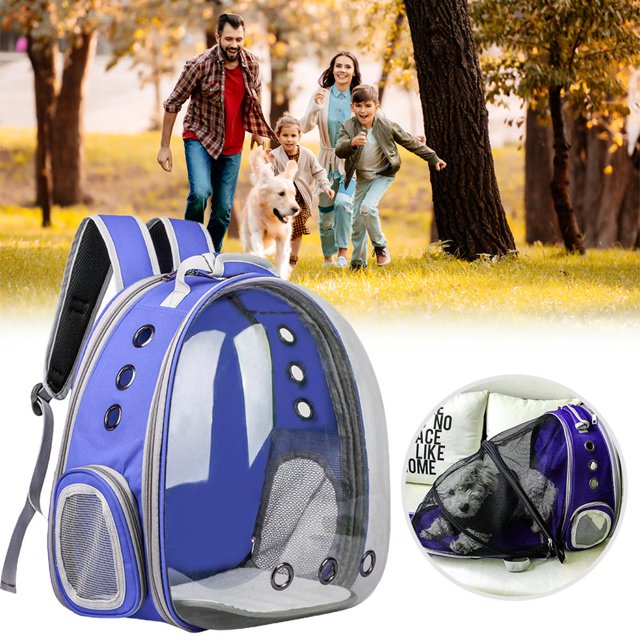 Mochila Extensible Para Llevar Gatos, Bolsa Para Gatos, Mochila Ligera Y Transpirable Para Llevar Cápsulas Para Gatos seitruly AP007860-01