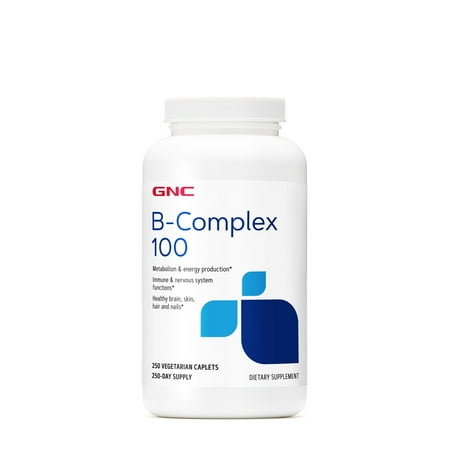 GNC B-Complex 100 | Metabolism & Energy Production | 250 Count