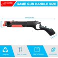 thumbnail image 2 of LAICAIW Game Gun Controller for Nintendo Switch Joy cons Switch Shooting Game Gun Controller Compatible with Switch Joy&con Controller- 1 Pack, 2 of 7