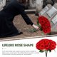 thumbnail image 5 of NUOLUX Arreglo Floral De Rosas Artificiales Rojas Para Cementerio Con Acabado Duradero Y Práctico, 5 of 6