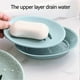 thumbnail image 3 of 2-pack Soap Dish With Drain Soap Rack Easy Clean Soap Protector Dry Stop Mushy Soap Tray, 3 of 5