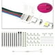 thumbnail image 5 of de conectores sin soldadura de tirarere RGB 5050 de 4 piezas de 10mm-incluye, divisor de 2 vías, conectores en apariencia T, 5 of 9