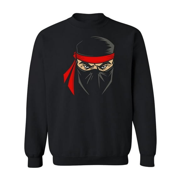 Camouflaged Ninja Sweatshirt Men -Image by Shutterstock, Male Large