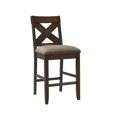 thumbnail image 2 of X-Back 24 In. Bar Stool in Brown, 2 of 7