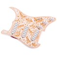 thumbnail image 4 of 3 Capas Pre Cableados Pickguard Protectores Placas para parachispas ST Guitarra Hugo Pickguard precableado cargado 3ply, 4 of 10