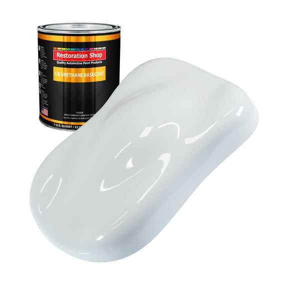 Winter White 1 Quart URETHANE BASECOAT Car Auto Body Paint