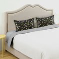 thumbnail image 5 of Haosy Satin Pillowcase for Hair and Skin Standard Cooling Silk Pillow Case with Envelope Closure Cartoon Black Cats 20"x30", 5 of 9