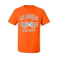 thumbnail image 2 of Wild Bobby City of Los Angeles Hockey Fantasy Fan Sports Men's T-Shirt, Orange, 3X-Large, 2 of 5