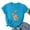 1-Blue, variant on REORIAFEE Easter Shirts for Women 2025 Graphic Short Sleeve Shirts Crew Neck Funny Fashion Tees Casual Comfy Tops Army Green L