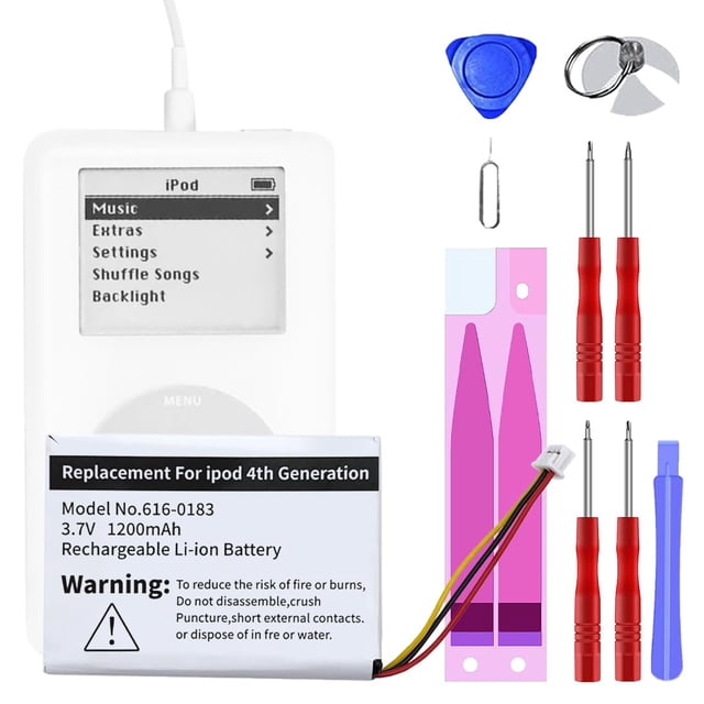 Kit de reemplazo de batería Attter para iPod Classic 4ª generación