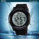 thumbnail image 3 of Reloj deportivo para hombre, reloj de pulsera deportivo de cuarzo con temporizador de cuenta regresiva y fecha digital LED para hombre., 3 of 5
