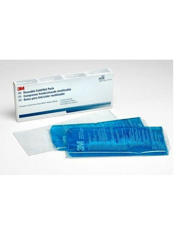 3M Hot / Cold Therapy Pack Reusable 4 X 10 Inch, 1570 - Pack of 2