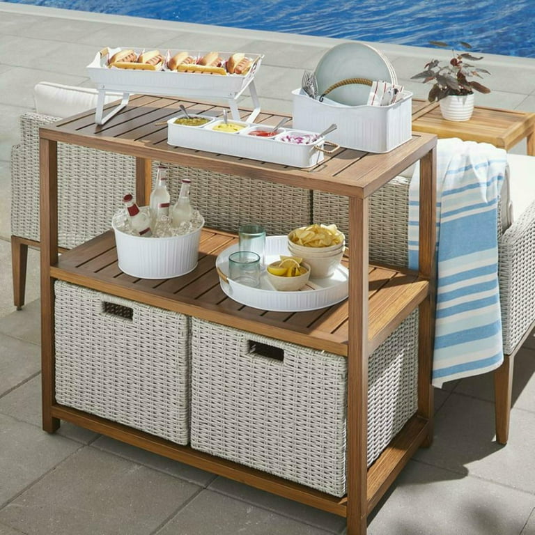 Walmart outdoor console table discount