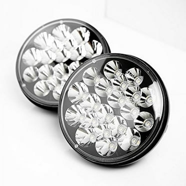 1971-1978 Ford Pinto 7" 60w Round LED Headlight Bulb Sealed Beam Replace HID Xenon H4651, h4652, h4656, h4666, h6552 Conversions 1 Pair (2 pcs)