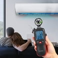 thumbnail image 4 of Amdohai Digital Anemometer Thermometer Handheld Pocket Wind Speed Meter Air Velocity Temperature Tester with Max/Data Hold Mode, 4 of 7