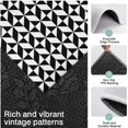 thumbnail image 3 of Black White Geometric Checkered Pattern Kitchen Rugs Sets Of 3,Kitchen Runner Rugs Non Skid Washable,Decorative Kitchen Floor Mats for Kitchen,Sink,Laundry,17"x30"+ 17"x47" + 17"x59", 3 of 6