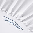 thumbnail image 2 of Lanco Premium Alhena 4 Piece Sheet Set, Bed Size Full, 100% Microfiber, Solid Color, White, Extra Soft, 2 of 5