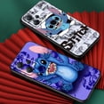 thumbnail image 4 of Funda de teléfono con dibujos animados de Stitch para Xiaomi Redmi Note 13, 12R, 12, 12S, Turbo, 11, 11T, 11S, 10, 10S Pro Plus 5G, color negro, 4 of 5