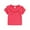Red, variant on XBASW 2-10T Girls Short Sleeve T-Shirt for Baby Kids Ruffled Cotton Casual Tops Toddler Solid Color Summer Tees for Girls
