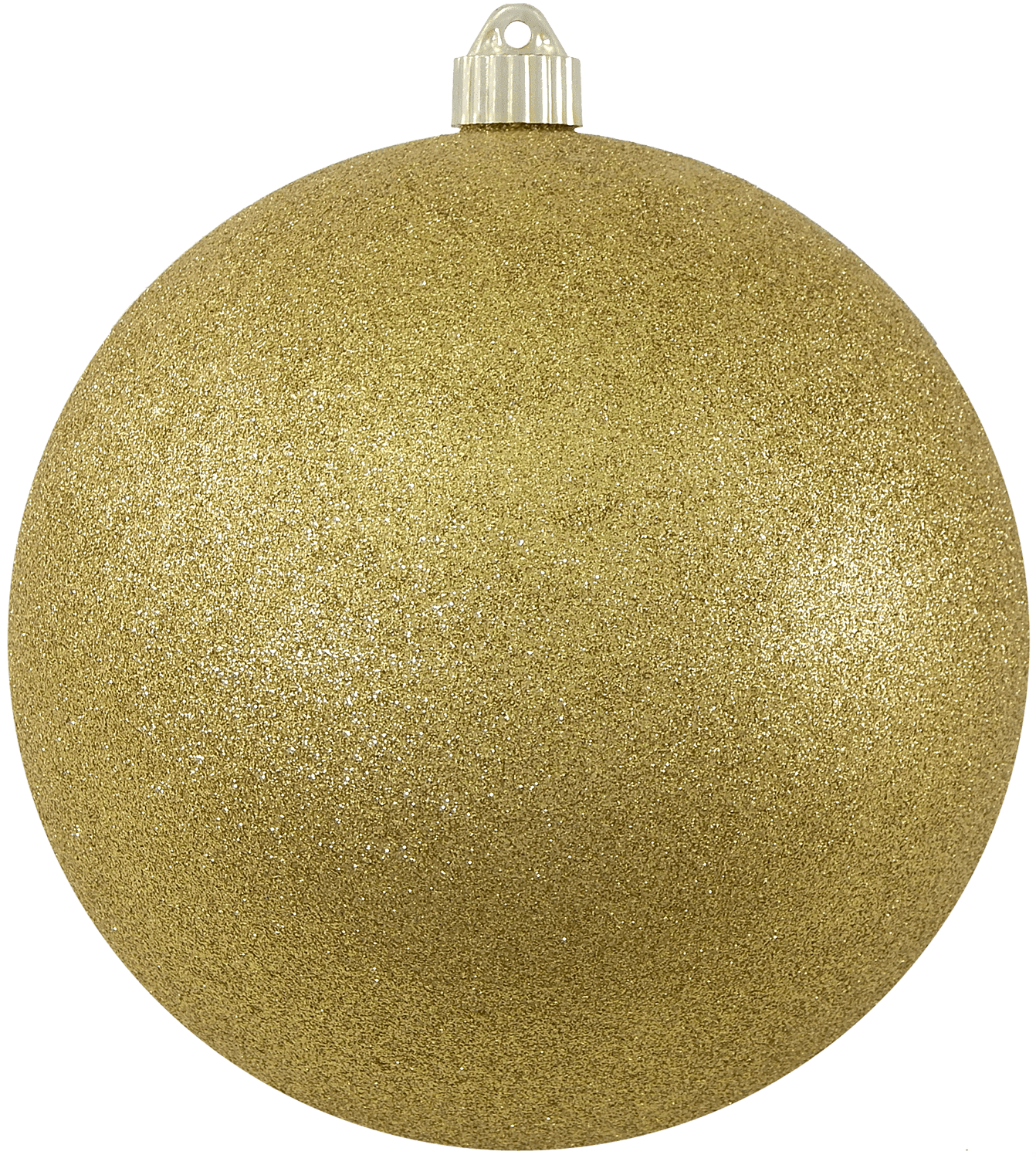 Christmas by Krebs Large Christmas Ornaments Gold Glitter 8"