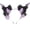 black purple, variant on Slccxzc Plush Devil Bat Ear Shape Headband, Gothic Hair Hoop Headpiece Animal Ear Shape Headband for Halloween Accessory Photo Props