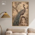 thumbnail image 3 of French Decor Peacock Canvas Retro Japanese Art Prints by Art Remedy, Gold Frame, 36" x 54", 3 of 7