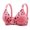 Watermelon Red, variant on Hrsba Womens Summer Bra,Plus Size Bra for Womens,Women's Non-steel Lace Stitching Comfortable And Breathable Gathered Adjustable Bra Underwear