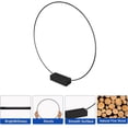 thumbnail image 3 of Metal Wreath Hoop with Black Stand Luster Surface Golden Craft Round Frame DIY Decorative Wreath Holder Garland Craft Maker Ring Table Centerpiece Home Decor-20cm, 3 of 8
