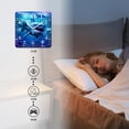 thumbnail image 4 of 12 Inch Wall Clock Battery Operated Silent Clock Decorative for Office, Kitchen, Outdoor, Living Room，Beautiful Dolphin Ocean Sea Coral Reef Elegant, 4 of 4