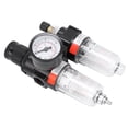 thumbnail image 2 of Oil Water Separator, G1/4in AFC2000 Oil Water Separator Air Compressor Filter Regulator Water Trap, 2 of 8