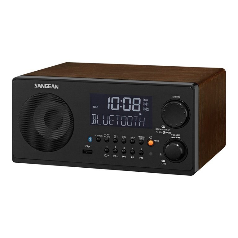 Sangean, Table-Top Digital Tuning Radio Receiver, WR-22WL, Dark