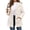 Beige, variant on Fleece Jacket for Women Hooded Sherpa Jacket Button Down Cable Knit Long Sleeve Fall Winter Warm Coat with Pockets