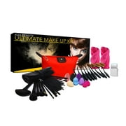 Professional 45 Piece Makeup Kit Set With Fiber Essential Brush