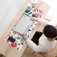 thumbnail image 3 of Long Mouse Pads for Desk,Pioneer Flower Floral Print Pattern Desk Mats on Top Of Desks, Desk Mouse Pad Extra Large with 3mm Non-Slip Base and Stitched Edge for Gaming,Office,Work,Home 31.5"x11.8", 3 of 6