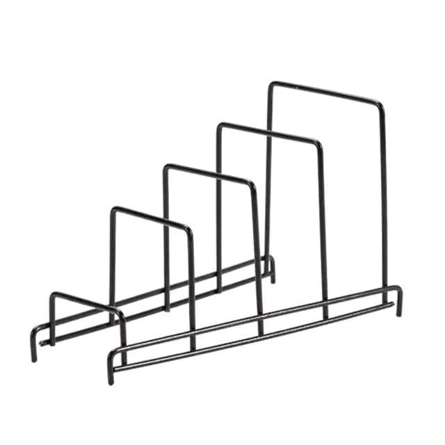 Greeniant Estante de cocina, estante de fácil acceso, soporte de cocina limpio y ordenado, soporte para cocina, ahorro de espacio Suministros para gatos 4-cuadrícula