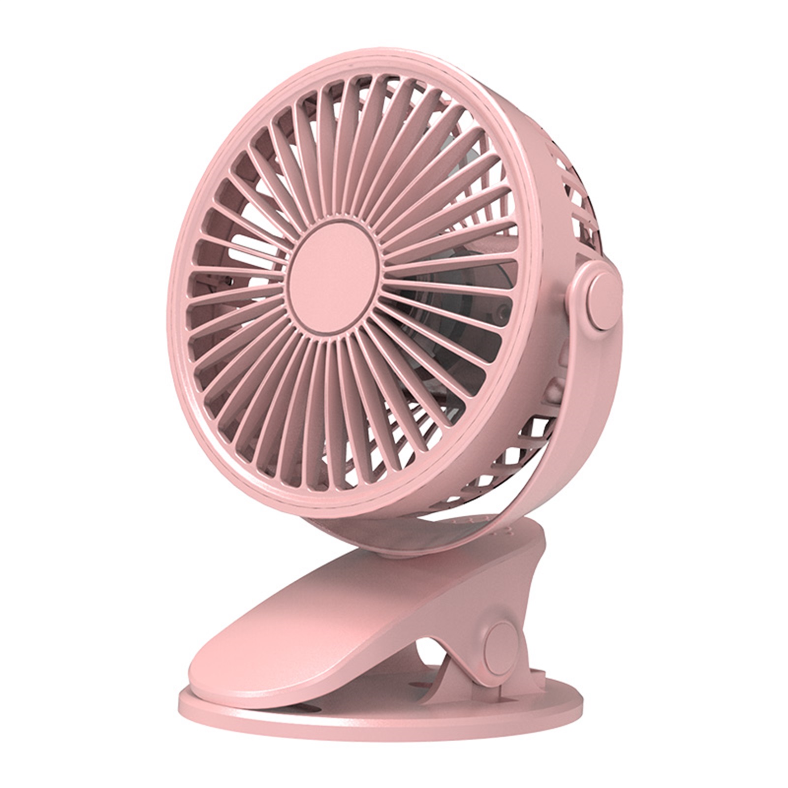 Geruite Stroller Fan Clip on Fan Rechargeable USB Desk Fan 2 in 1