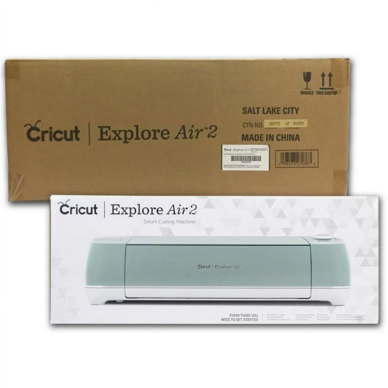 Cricut Explore Air 2 Machine with Iron-On and Vinyl Sampler Packs